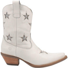 Load image into Gallery viewer, Dingo Women&#39;s Star Struck White Leather Narrow Toe Boot 01-DI582-WH