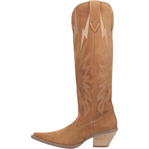 Dingo Women's Thunder Road Camel Leather Snip Toe Boot 01-DI597-BG4