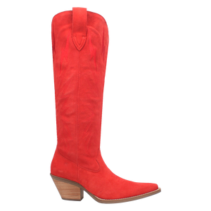 Dingo Women's Thunder Road Red Leather Snip Toe Boot 01-DI597-RD
