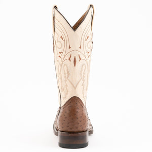 Ferrini Men's Colt Quill Ostrich Square Toe Boots 10193-07