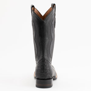 Ferrini Men's Hornback Caiman Dakota Crocodile Square Toe Boots 10493-04