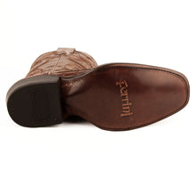 Load image into Gallery viewer, Ferrini Men's Stallion Belly Alligator French Toe Boots 10741-02