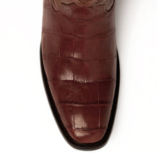 Load image into Gallery viewer, Ferrini Men's Stallion Belly Alligator French Toe Boots 10741-02