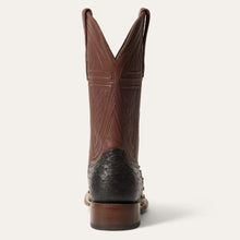 Load image into Gallery viewer, Stetson Black Men's Dillon Ostrich Square Toe 0210
