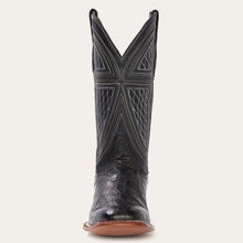 Load image into Gallery viewer, Stetson Men's Falls Alligator Cowboy Black Square Toe Boots 0416