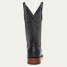 Load image into Gallery viewer, Stetson Men's Falls Alligator Cowboy Black Square Toe Boots 0416