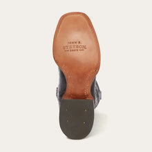 Load image into Gallery viewer, Stetson Men's Falls Alligator Cowboy Black Square Toe Boots 0416