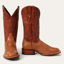 Load image into Gallery viewer, Stetson Men's Arlington Teju Tan Square Toe Boots 0505