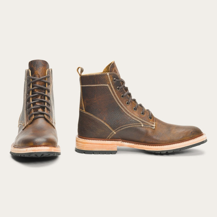 Stetson Men's Brown Chukka Lace Up Boots