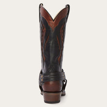 Load image into Gallery viewer, Stetson Men&#39;s Biker Oiled Leather Outlaw Toe Boots 12-020-6124-3632 BR