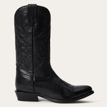 Load image into Gallery viewer, Stetson Men's Black Ames Corded & Burnished Round Toe Boots 12-020-7311-1686 BL