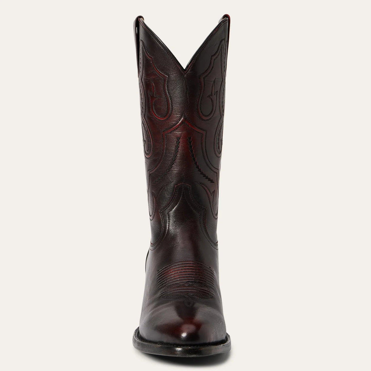 Stetson Men's Black Cherry Carlisle Round Toe Boots 4083