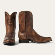 Load image into Gallery viewer, Stetson Men&#39;s Rancher Zip Round Toe Boots 12-020-7608-3837 TA