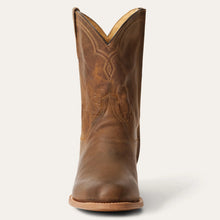 Load image into Gallery viewer, Stetson Brown Men's Rancher Zip Roper Goat Round Toe 3842