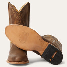 Load image into Gallery viewer, Stetson Brown Men's Rancher Zip Roper Goat Round Toe 3842