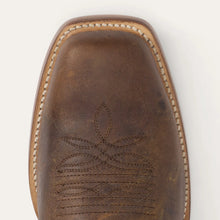 Load image into Gallery viewer, Stetson Men's Waylon Tan Leather Square Toe Boots 4127