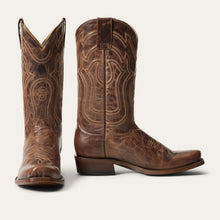 Load image into Gallery viewer, Stetson Brown Men's Garrett Square Toe 4075