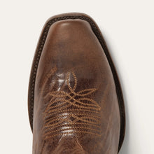 Load image into Gallery viewer, Stetson Brown Men's Garrett Square Toe 4075