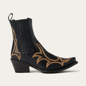 Stetson Women's Black Greta Snip Toe Boots 12-021-5105-1247 BL