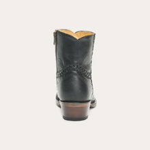 Load image into Gallery viewer, Stetson Black Women's Pixie Round Toe 1128