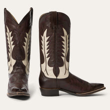 Load image into Gallery viewer, Stetson Brown Women's Jess Vintage Snip Toe 0201