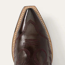 Load image into Gallery viewer, Stetson Brown Women's Jess Vintage Snip Toe 0201
