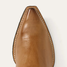 Load image into Gallery viewer, Stetson Tan Women's Tucson Brown Vintage Snip Toe 0203
