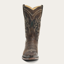 Load image into Gallery viewer, Stetson Women&#39;s Brown Iris Mid-Calf Embroidered Snip Toe Boots 12-021-6110-0336 BR