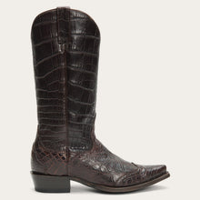 Load image into Gallery viewer, Stetson Women&#39;s Lola Brown American Alligator Snip Toe Boots 12-021-6118-4022 BR
