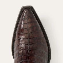 Load image into Gallery viewer, Stetson Brown Women's Adi Caiman Snip Toe Boot 4333