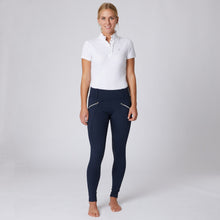 Load image into Gallery viewer, Equinavia Enora Womens Winter Full Seat Tights with Shiny Zippers CP3693
