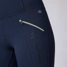 Load image into Gallery viewer, Equinavia Enora Womens Winter Full Seat Tights with Shiny Zippers CP3693