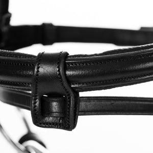 Equinavia Saga Padded Dressage Bridle & Reins - Black E10006