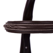 Load image into Gallery viewer, Equinavia Saga Fancy Stitched Figure 8 Bridle & Reins - Chocolate Brown E10008