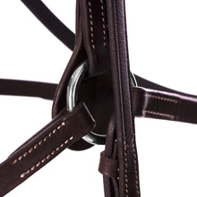 Load image into Gallery viewer, Equinavia Saga Fancy Stitched Figure 8 Bridle & Reins - Chocolate Brown E10008