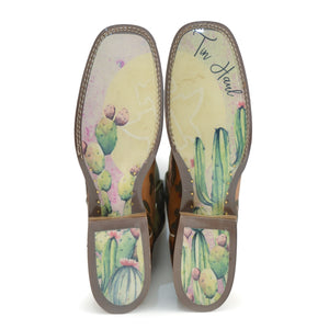 Tin Haul Women's Cactaplicity / Desert Moon Square Toe Boots 14-021-0007-1461 MU