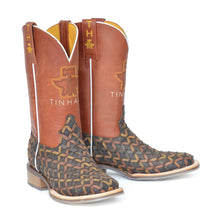 Load image into Gallery viewer, Tin Haul Women&#39;s Weaving Time / Long Live Cowgirls Square Toe Boots 14-021-0007-1481 MU