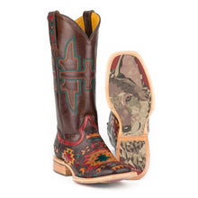 Load image into Gallery viewer, Tin Haul Women&#39;s South By Sw / Wolf Square Toe Boots 14-021-0007-1281 MU