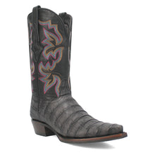 Load image into Gallery viewer, Dingo Men's Gator Black Leather Snip Toe Boot DI128