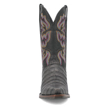 Load image into Gallery viewer, Dingo Men's Gator Black Leather Snip Toe Boot DI128