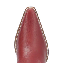 Load image into Gallery viewer, Dingo Women's Raisin Kane Red Leather Snip Toe Boot DI167