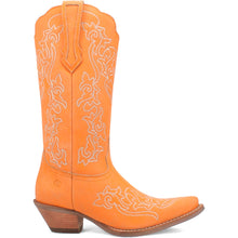 Load image into Gallery viewer, Dingo Women's Flirty N' Fun Orange Leather Narrow Toe Boot DI171