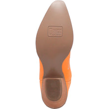 Load image into Gallery viewer, Dingo Women's Flirty N' Fun Orange Leather Narrow Toe Boot DI171