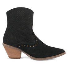 Load image into Gallery viewer, Dingo Women's Miss Priss Black Suede Leather Snip Toe Boot DI183