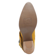 Load image into Gallery viewer, Dingo Women's Bandida Yellow Leather Narrow Toe Boot DI184