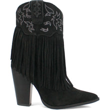 Load image into Gallery viewer, Dingo Women's Crazy Train Black Leather Snip Toe Boot DI185