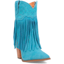 Load image into Gallery viewer, Dingo Women's Crazy Train Blue Leather Snip Toe Boot DI185