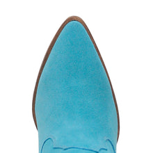 Load image into Gallery viewer, Dingo Women's Crazy Train Blue Leather Snip Toe Boot DI185