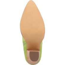 Load image into Gallery viewer, Dingo Women's Crazy Train Lime Leather Snip Toe Boot DI185
