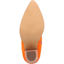 Load image into Gallery viewer, Dingo Women's Crazy Train Orange Leather Snip Toe Boot DI185